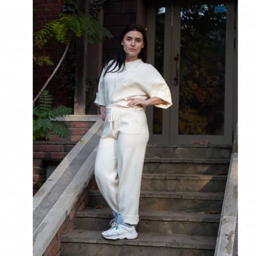 Купить Костюм Lara FF06223ABSU бежевый по низкой цене