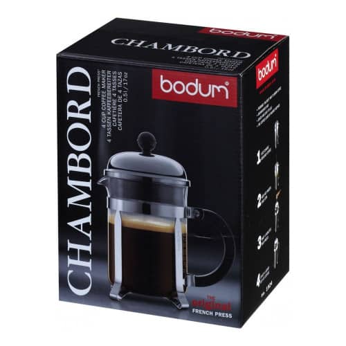 Купить Френч-пресс Bodum Chambord, хром, 0,5 л по низкой цене