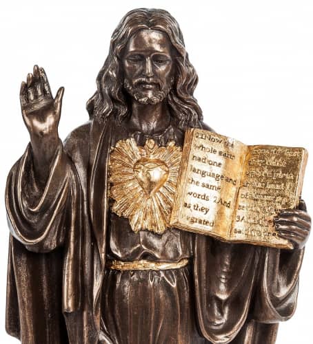 Купить Статуэтка Veronese Иисус с Ветхим Заветом WS-33/2 по низкой цене