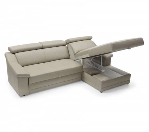 Купить Диван Gala Collezione Alba угловой в коже по низкой цене