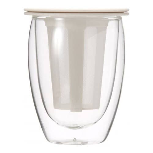 Купить Термобокал с фильтром BODUM Tea For One, 0.35л, цвет белый по низкой цене