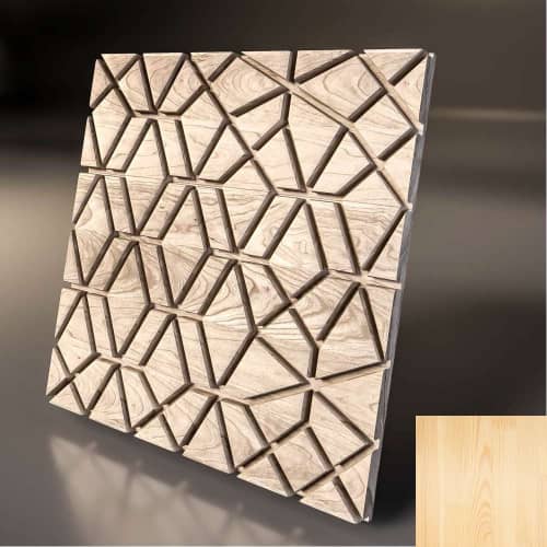 3D панель стеновая Relieffo Mosaic (Сосна) Д032С 600х600х30 мм