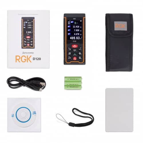 Купить Лазерный дальномер RGK D120 по низкой цене