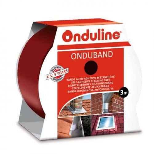Купить Лента Ондулин Ондубанд битумная, самоклеящаяся, красный кирпич, 3000х50 мм по низкой цене