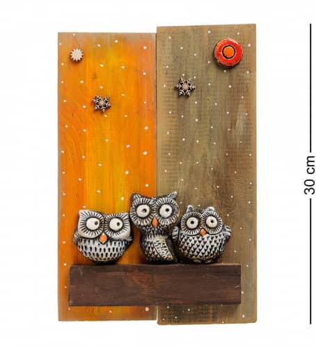 Купить KK-510 Панно КоКо Шамель "Совиный слет" шамот по низкой цене