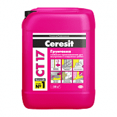 Купить Грунтовка Ceresit CT 17 глубокого проникновения морозостойкая 10 л по низкой цене