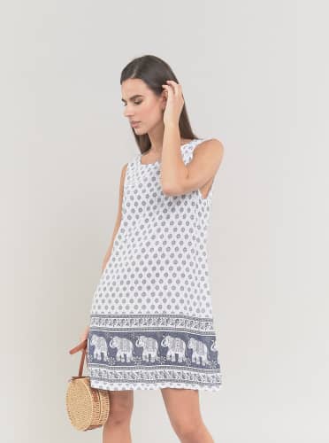 Купить Платье Piazza Italia белое по низкой цене