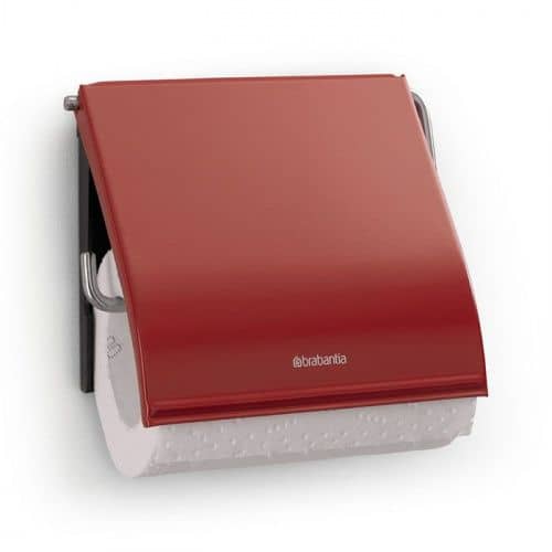 Купить Держатель для туалетной бумаги Brabantia Classic красный по низкой цене