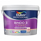 Купить Краска моющаяся глубокоматовая Dulux Bindo 3 белая 9 л по низкой цене