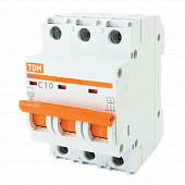 Купить Автоматический выключатель TDM electric ВА 47-29 4,5 кА С 10А 3П по низкой цене