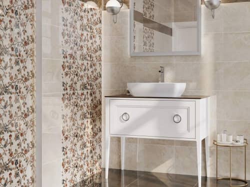 Купить Керамогранит Kerama Marazzi Гран-Виа SG650102R бежевый светлый лаппатированный 60х60 см по низкой цене