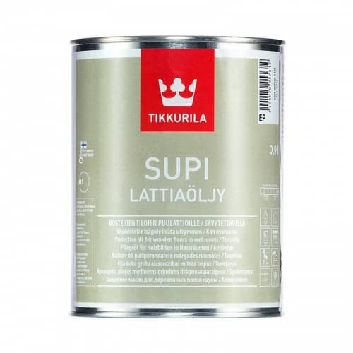 Купить Масло Tikkurila Supi Lattiaoljy для пола, 0,9 л по низкой цене