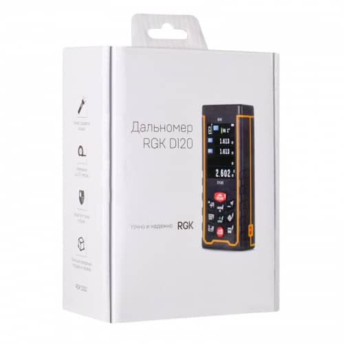 Купить Лазерный дальномер RGK D120 по низкой цене