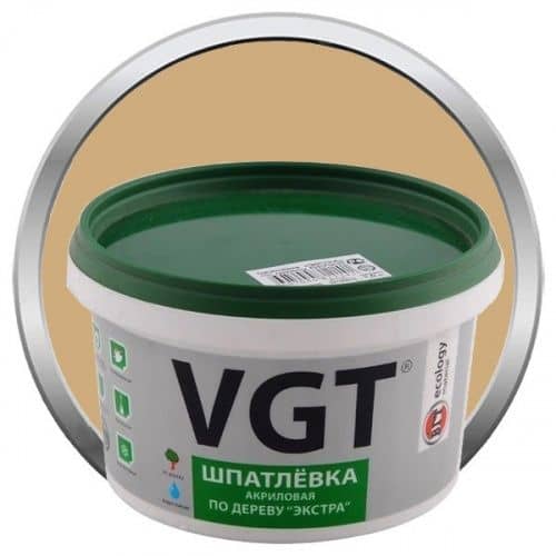 Купить Шпатлевка VGT акриловая по дереву Экстра Бук 1 кг по низкой цене