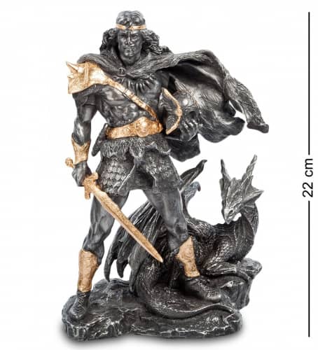 Купить Статуэтка Veronese Викинг и дракон WS-38 по низкой цене