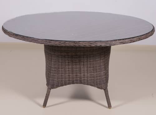 Купить Стол RICCIONE D150 цвет Sanded Brown Natural, 150 см по низкой цене