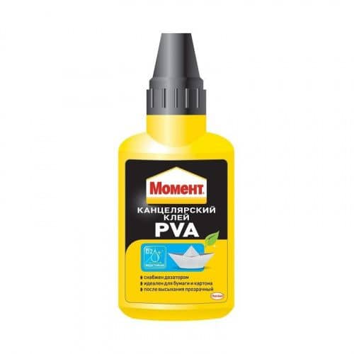 Купить Клей Henkel Момент ПВА канцелярский 50 г по низкой цене