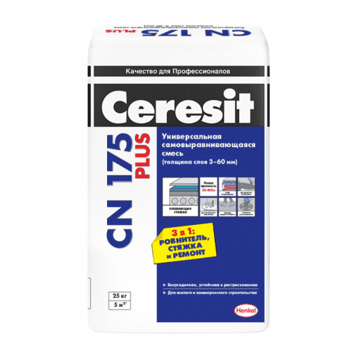Самовыравнивающаяся смесь Ceresit CN 175 