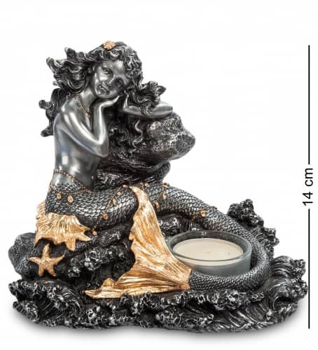 Купить Подсвечник Veronese Русалочка WS-482 по низкой цене