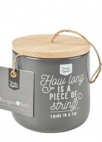 Купить Джутовая садовая веревка в контейнере Charcoal Garden Suppliers Burgon & Ball по низкой цене