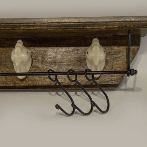 Купить Полка Secret De Maison Chateau настенная с крючками и чашками по низкой цене