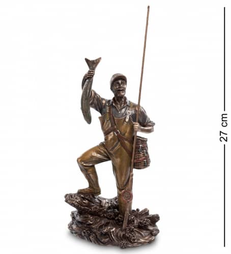 Купить Статуэтка Veronese Рыболов WS-435 по низкой цене