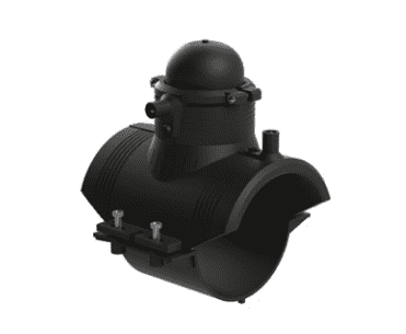 Купить Отвод седловой электросварной с закладными нагревателями ремонтный ПЭ 100 (из полиэтилена) ПОЛИПЛАСТИК диаметр 63-400 мм, SDR 11 по низкой цене