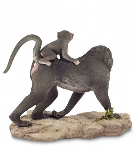 Купить Статуэтка Veronese Бабуин с детенышем WS-710 по низкой цене