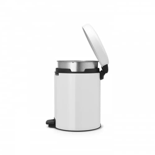 Купить Бак Brabantia newicon мусорный, белый, с внутренним ведром, 5 л по низкой цене