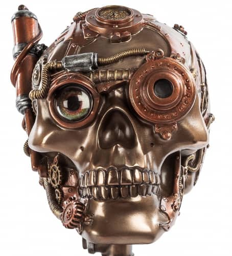 Купить Статуэтка Veronese Череп WS-388 в стиле Стимпанк по низкой цене