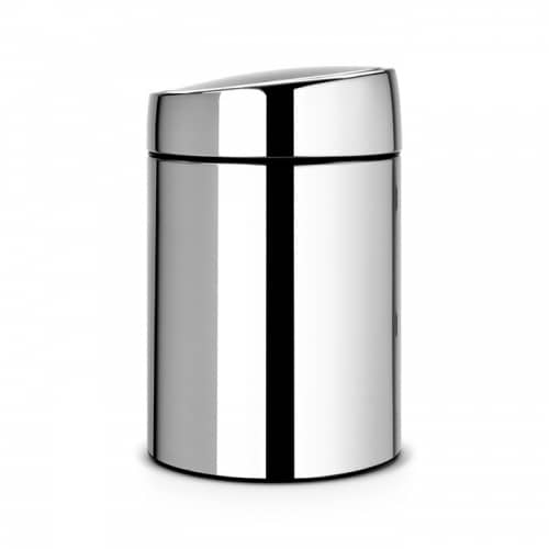 Купить Бак Brabantia Slide Bin мусорный, стальной полированный, 5 л по низкой цене