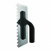 Купить Гладилка Biber нержавеющая, 130х270 мм, зубчатая, 6 мм по низкой цене