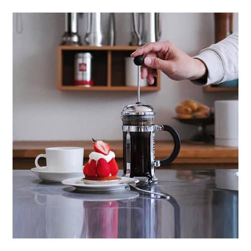 Купить Френч-пресс Bodum Chambord, хром, 0,35 л по низкой цене