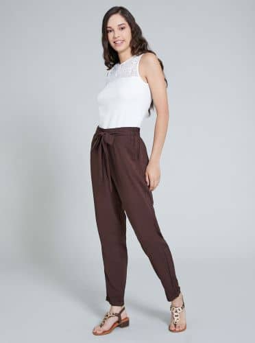 Купить Брюки Piazza Italia темно-коричневые по низкой цене