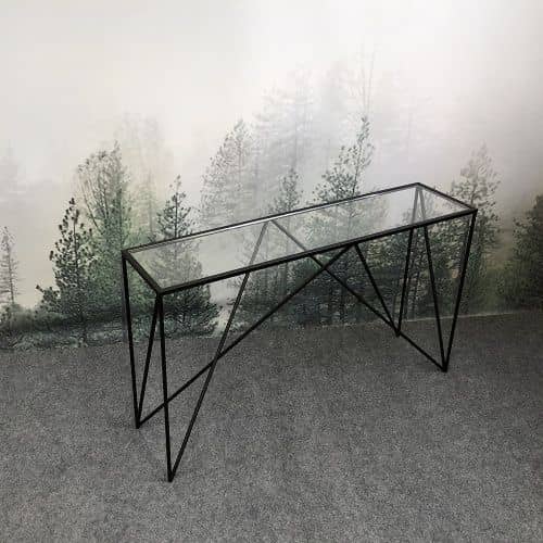 Купить Консоль Intelligent Design Monaco black прозрачное стекло по низкой цене