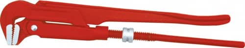 Купить Ключ Biber Профи трубный, CrV, 90 градусов, 1" по низкой цене