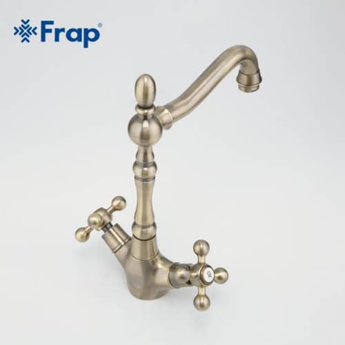 Купить Смеситель FRAP F4019-4 на кухню м/кер бронза по низкой цене