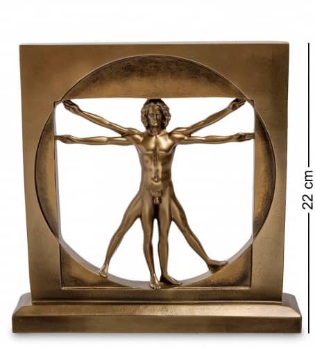 Купить Статуэтка Veronese Витрувианский человек WS-70/1 по низкой цене