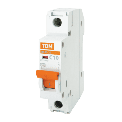 Купить Автоматический выключатель TDM electric ВА 47-29 4,5 кА С 10А 1П по низкой цене