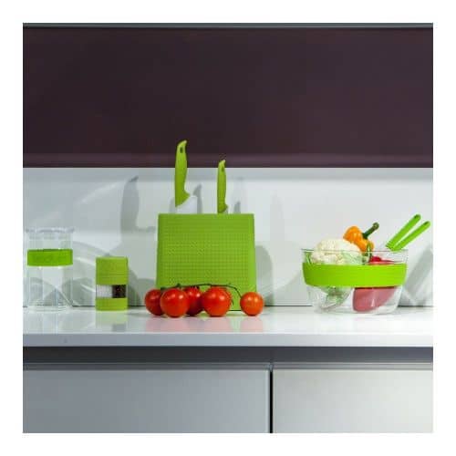 Купить Подставка для ножей BODUM Bistro, цвет зеленый по низкой цене