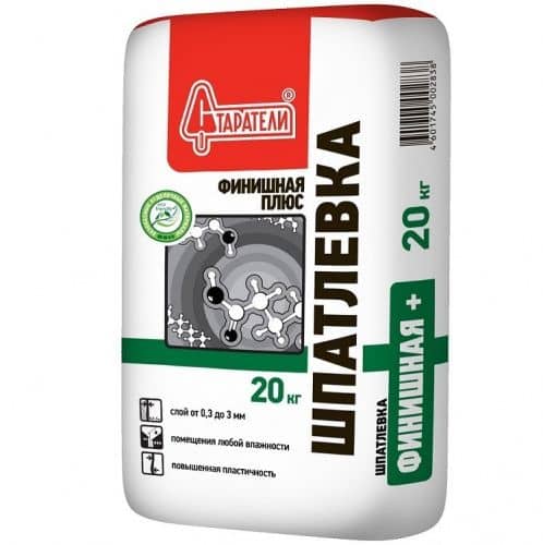 Купить Шпатлевка Старатели Плюс финишная полимерно-цементная 20 кг по низкой цене