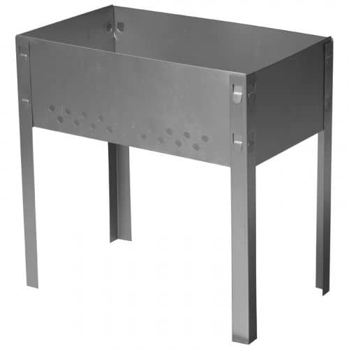 Купить Мангал без шампуров, без ребер, жесткости 0,5,  400х240 мм по низкой цене