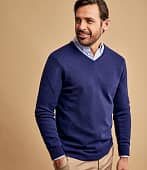 Купить Пуловер Woolovers из кашемира и шерсти мериноса мужской по низкой цене