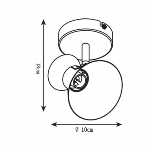 Купить Светильник Arte lamp Baltimore A1406AP-1BK по низкой цене