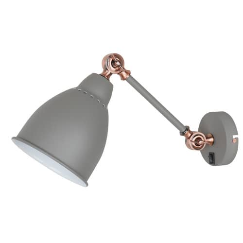 Купить Светильник Arte lamp Braccio настенный A2054AP-1GY по низкой цене