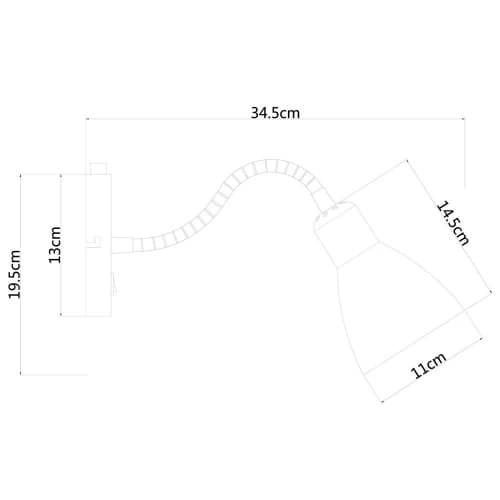 Купить Бра Arte lamp Dorm A1408AP-1BK по низкой цене