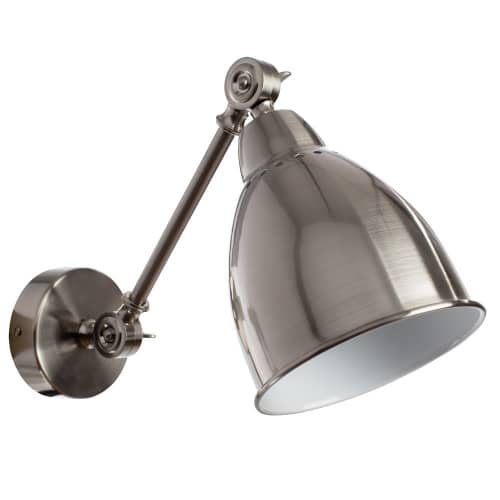 Купить Спот Arte lamp Braccio настенный A2054AP-1SS по низкой цене