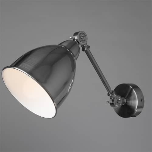 Купить Спот Arte lamp Braccio настенный A2054AP-1SS по низкой цене