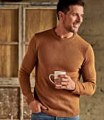 Купить Джемпер Woolovers из натуральной шерсти ягненка мужской по низкой цене