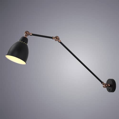 Купить Светильник Arte lamp настенный A2055AP-1BK по низкой цене
